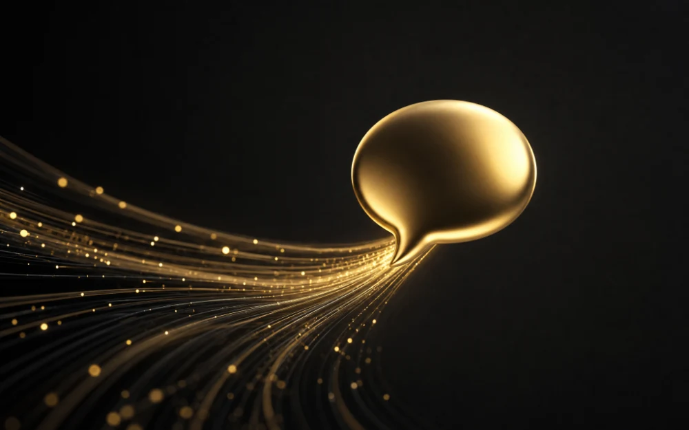 Conversational search bubble - Gilkes Media