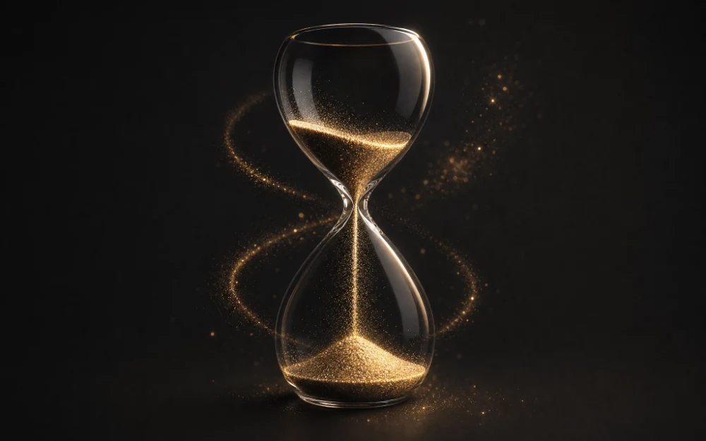 SEO timeline hourglass - Gilkes Media