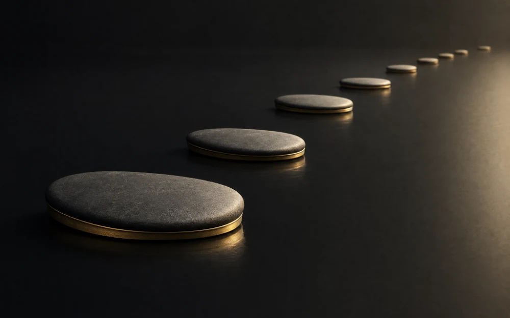 SEO progress stepping stones - Gilkes Media