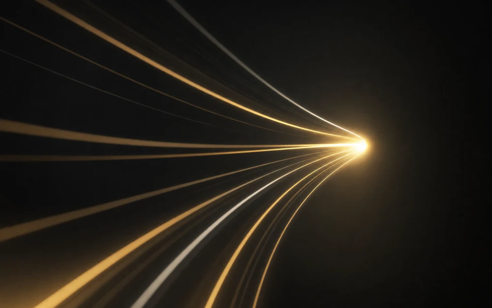 Marketing attribution converging light trails - Gilkes Media