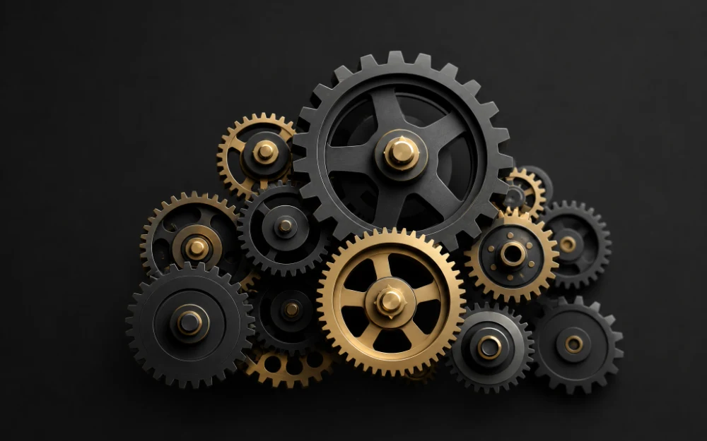 Website maintenance gears - Gilkes Media