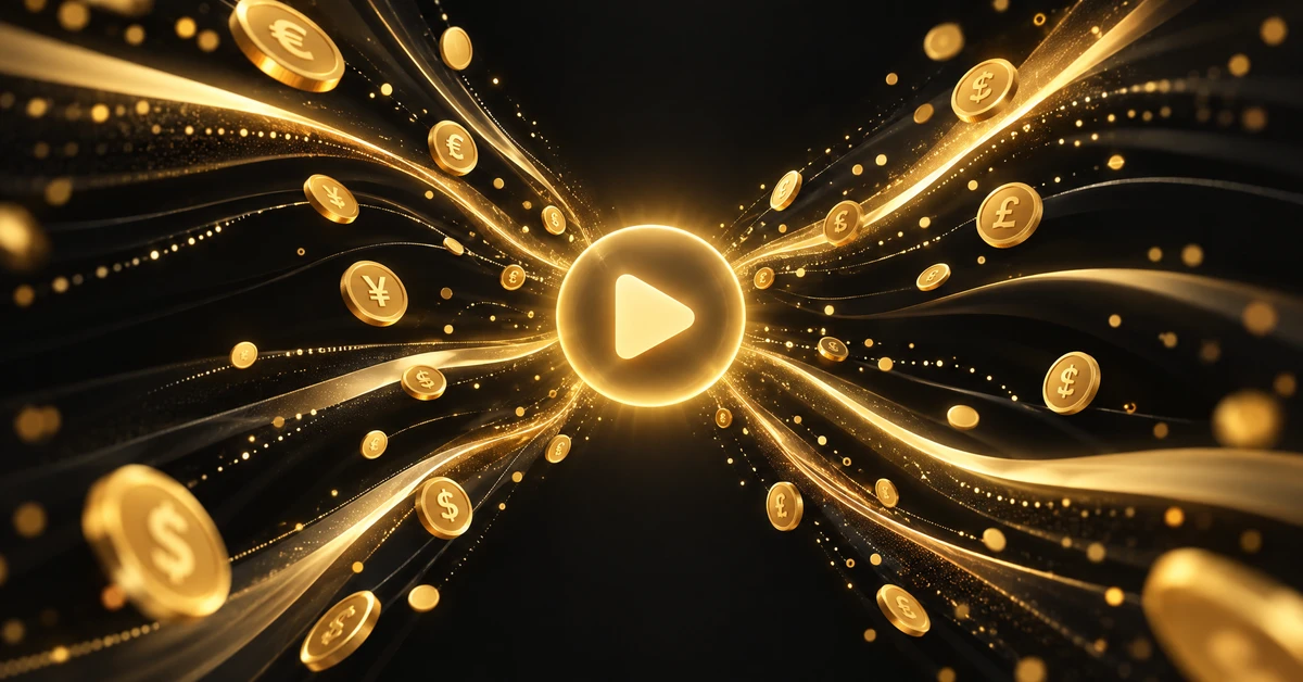 Abstract illustration representing TikTok advertising cost